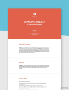 Blank Co Branding Proposal Template Word Sample
