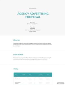 Blank Recruitment Agency Proposal Template Word Sample