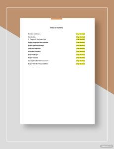 Blank Retail Shop Business Proposal Template Word