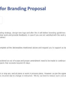 Co Branding Proposal Template