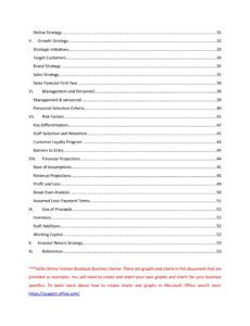 Custom Boutique Shop Business Proposal Template  Sample
