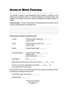 Custom Service Offer Proposal Template Word