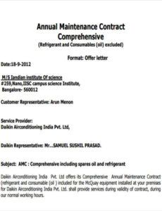 Editable Service Offer Proposal Template Doc