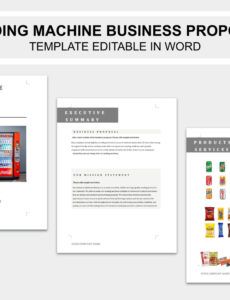Editable Tuck Shop Business Proposal Template Doc