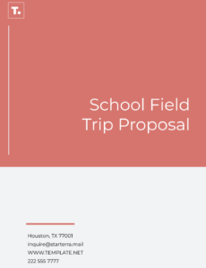 Free Blank After School Program Proposal Template Word Sample