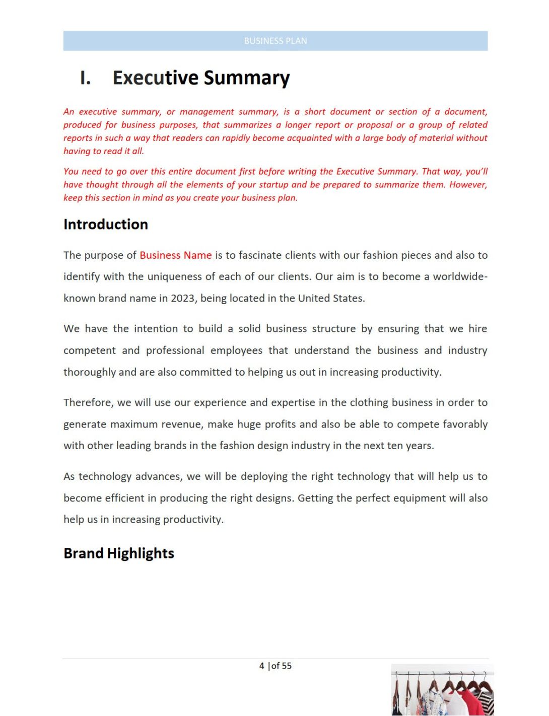 Free Editable Boutique Shop Business Proposal Template  Sample