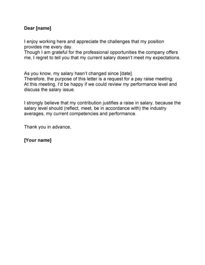 Free Printable Staff Increase Proposal Template Doc