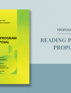 Printable Outreach Program Proposal Template Excel