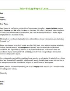 Printable Wage Increase Proposal Template