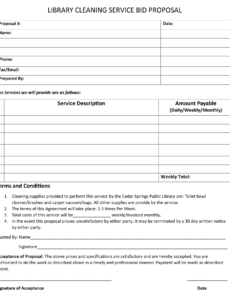 Service Offer Proposal Template Doc Sample