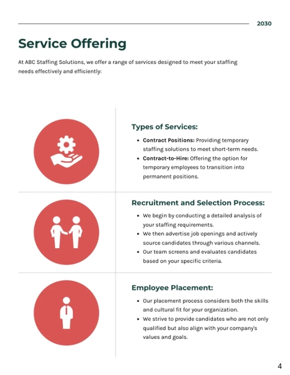 Staff Augmentation Proposal Template Pdf
