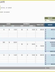 Blank Prepaid Expense Reconciliation Template