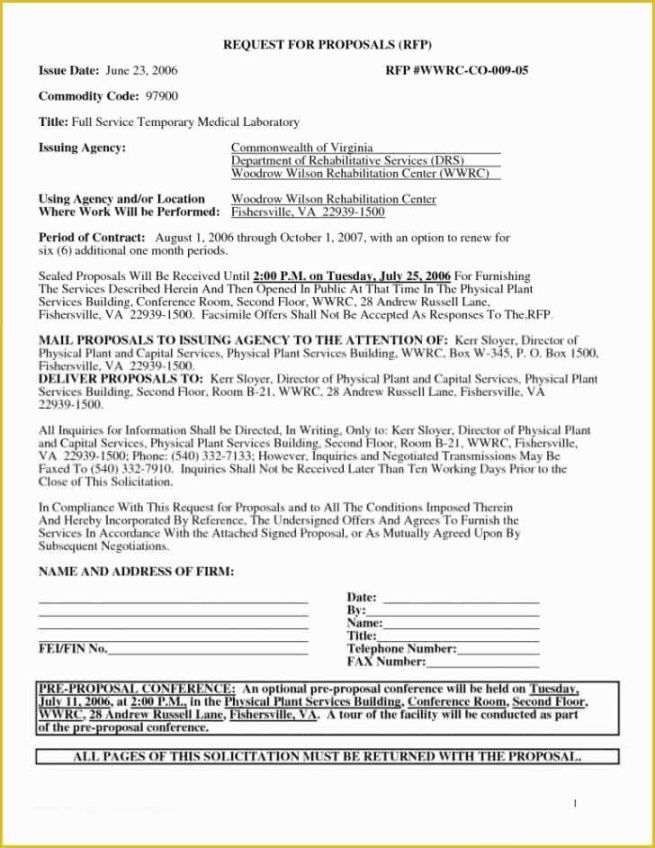 Commercial Lease Proposal Template