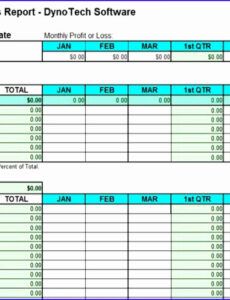 Editable Non Profit Expense Sheet Template Excel Sample