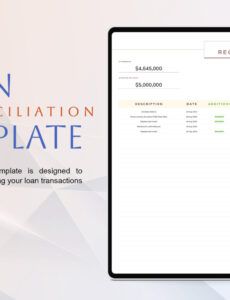 Editable Operating Expense Reconciliation Template