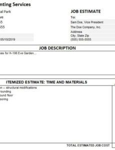 Free Blank Commercial Painting Proposal Template Doc Sample