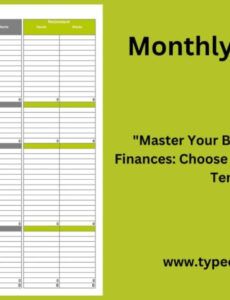 Free Blank Home Office Expense Template Excel