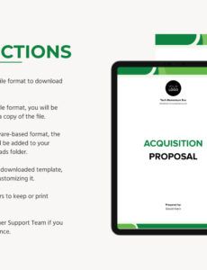 Free Blank Land Acquisition Proposal Template Pdf