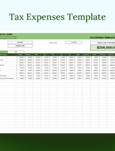 Free Custom Home Office Expense Template Pdf Sample