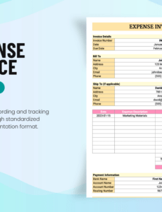 Free Custom Operating Expense Reconciliation Template Doc