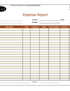 Free Editable Non Profit Expense Sheet Template Pdf