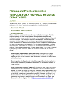 Free Printable Business Acquisition Proposal Template Doc Sample