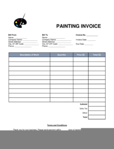 Free Printable Commercial Painting Proposal Template Pdf Sample