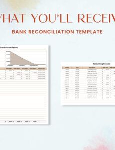 Printable Prepaid Expense Reconciliation Template Word Sample
