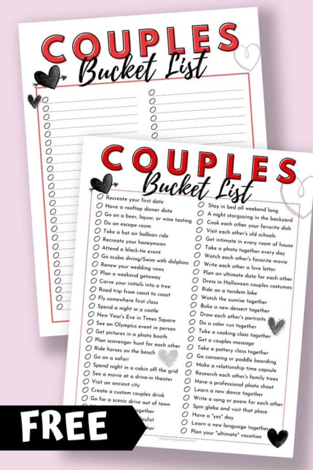 editable the ultimate couples bucket list 100 ideas and free printable template! restaurant bucket list template doc
