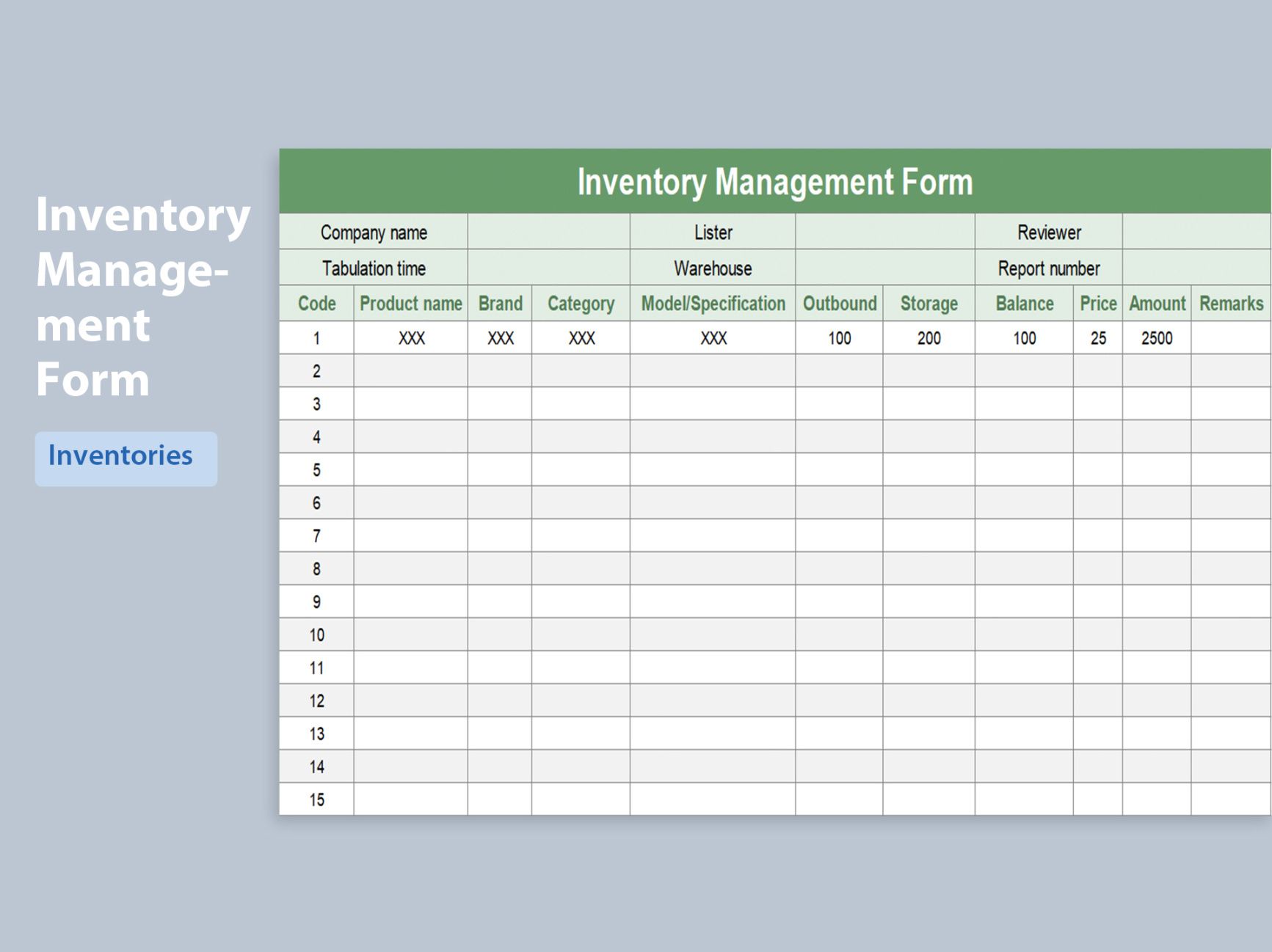 excel inventory templates removal inventory list template