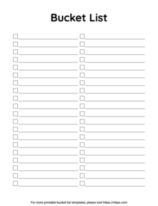 free free printable bucket list templates in pdf png and jpg formats · inkpx summer holiday bucket list template excel