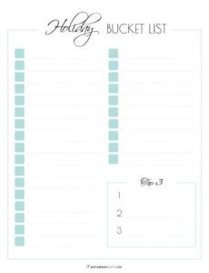 free fun list template summer holiday bucket list template example