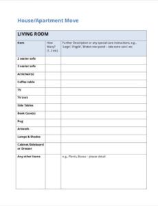 moving inventory templates  14 free docs xlsx &amp;amp; pdf formats samples house moving inventory list template doc