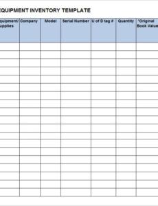 printable equipment list template excel restaurant equipment inventory list template word