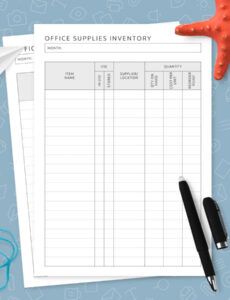 printable product &amp;amp; supply management templates  download printable pdfs office stationery inventory list template word