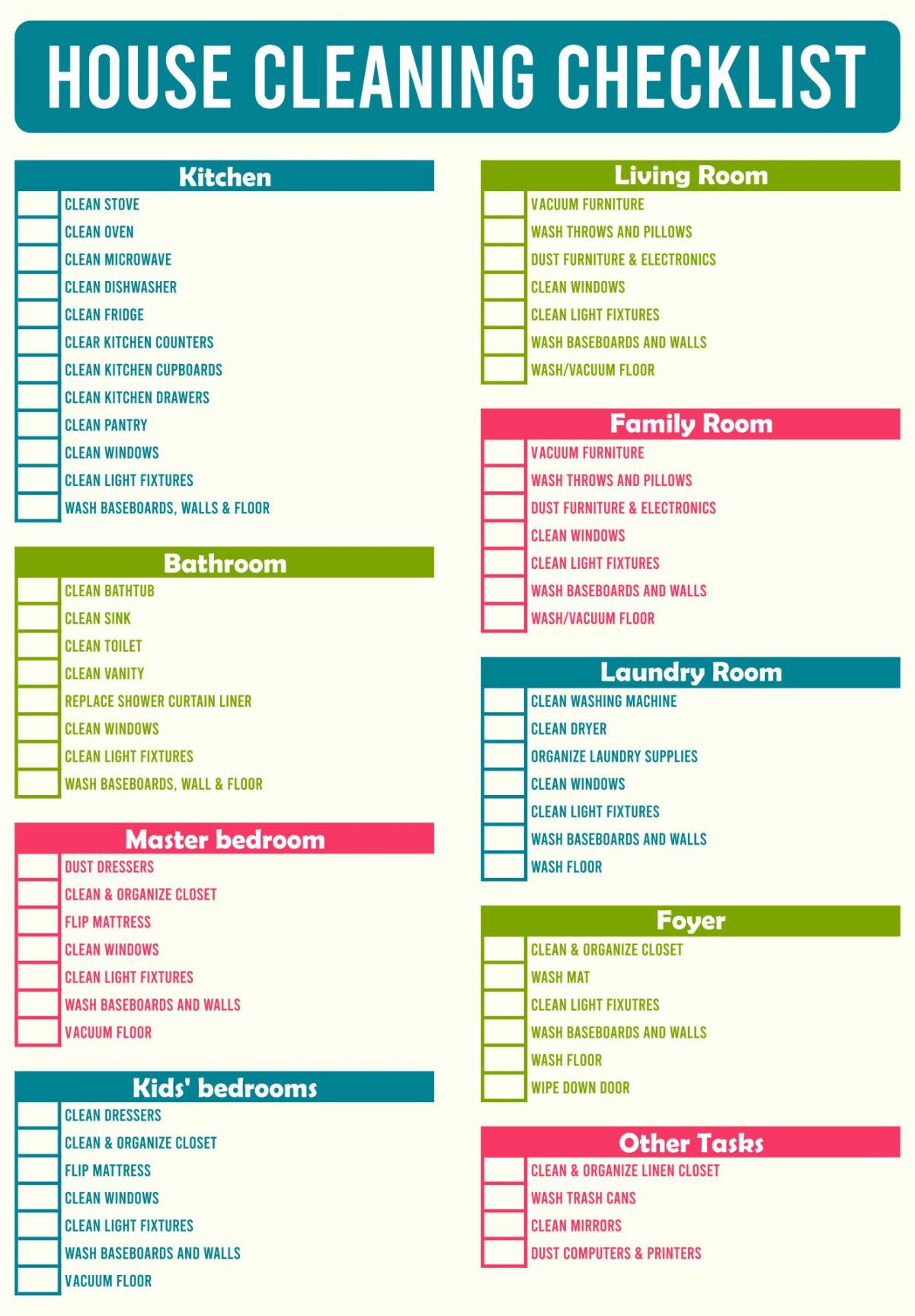 Sample Clean House Checklist Printable Printable Calendars At A Glance Apartment Cleaning List Template Example sample clean house checklist printable printable calendars at a glance apartment cleaning list template example