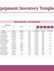 sample equipment inventory template  download in excel google sheets restaurant equipment inventory list template doc