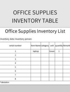 sample free office supplies inventory templates for google sheets and microsoft excel  slidesdocs office supply inventory list template doc