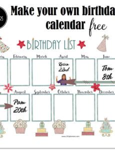 editable editable office birthday calendar template monthly employee birthday list template pdf