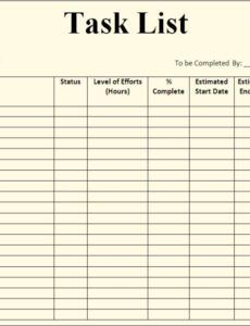 editable example of task list template at viigiselleblog blog job search list template