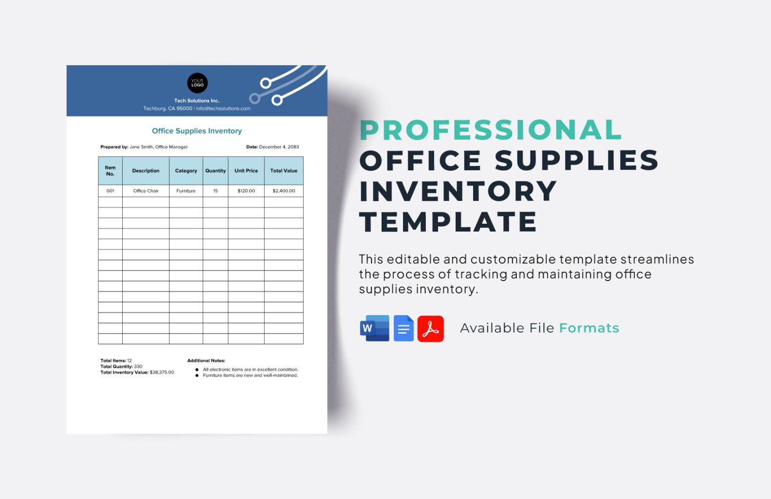 editable furniture inventory template in excel google sheets  download  template office furniture inventory list template doc