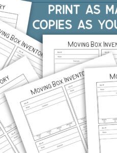 free printable moving box inventory template moving binder insert moving planner moving checklist moving box inventory list template example