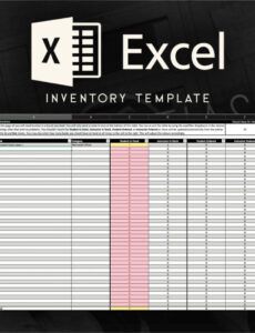 printable excel inventory template • black atlas office furniture inventory list template word