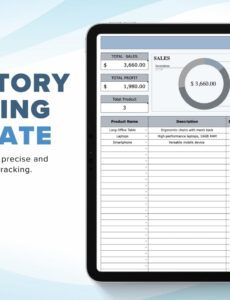 printable kitchen inventory template in word pdf google docs  download  template kitchen utensils inventory list template word
