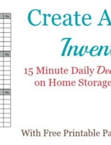 printable pantry inventory template pantry inventory list template doc