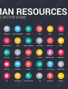 sample 50 human resources set icons such as humanpictos hurry infinite interview job job job search list template