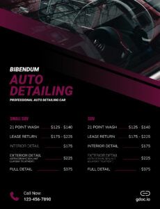 mobile-detailing-price-list-template