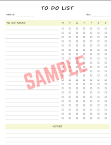 Ceo To Do List Template