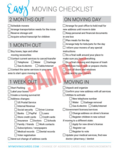 Moving House Todo List Template Moving House Todo List Template